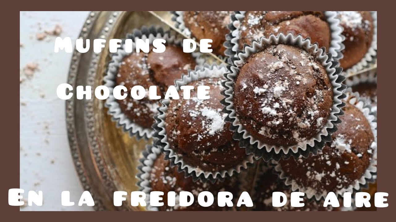 🧁MUFFINS COLACAO 🧁con la freidora de aire. AIRFRYER. FACIL Y RAPIDO.😋