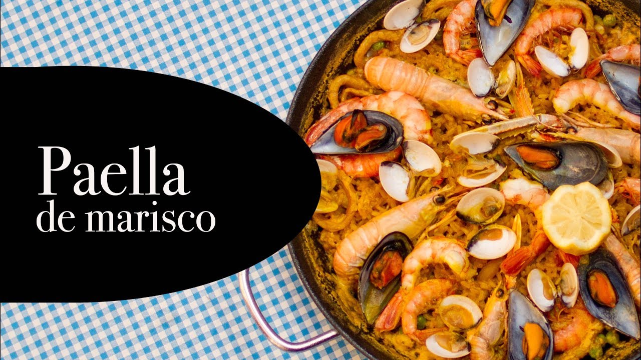 Paella de Marisco ¡¡Suprema!! Muy fácil y paso a paso. Receta con pocos ingredientes.