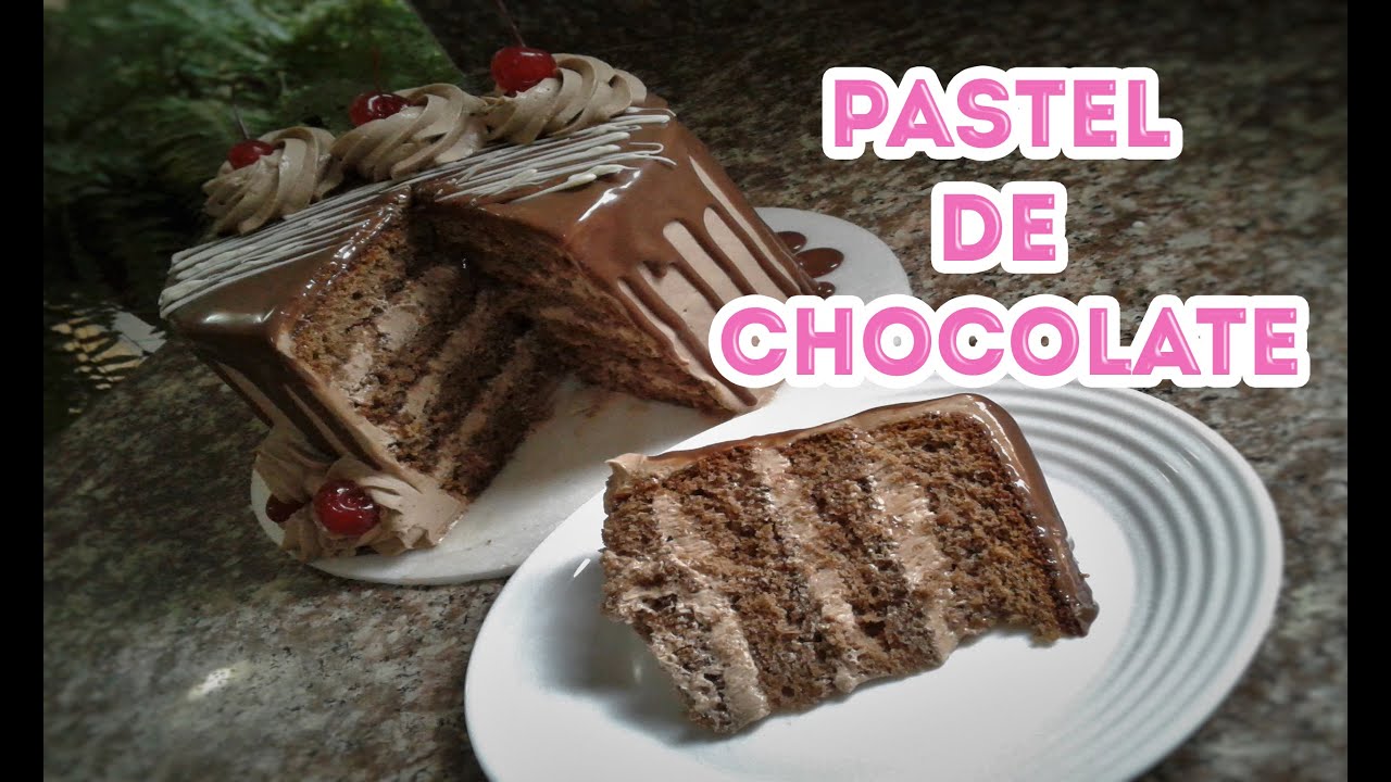 Pastel de chocolate | Muselina de Chocolate | Dulce Becca