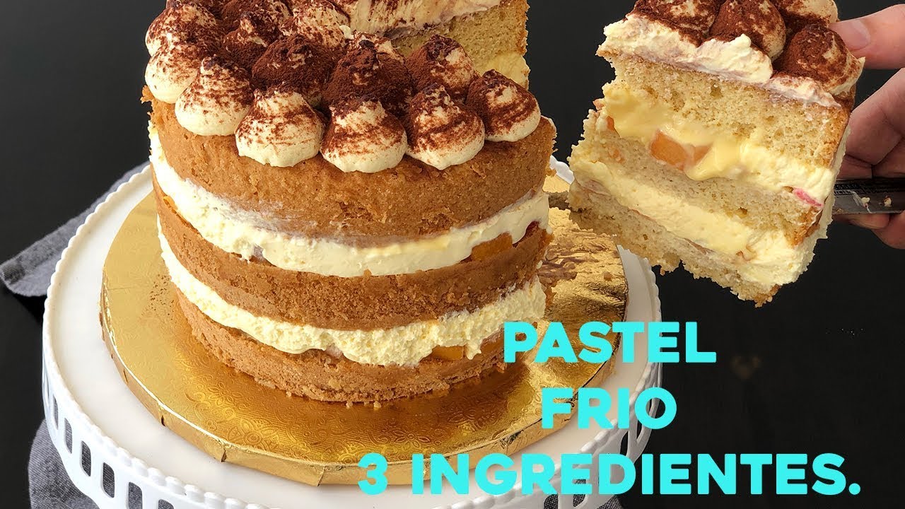 Pastel FRIO RELLENO SUPER FACIL - APRENDE - Claudio Us