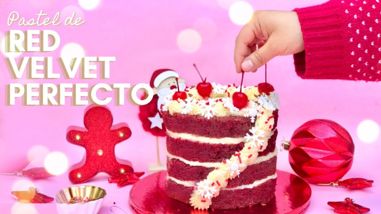 ♥️🎁 PASTEL RED VELVET receta PERFECTA para SAN VALENTIN 💝 pastel para DÍA del AMOR y la amistad