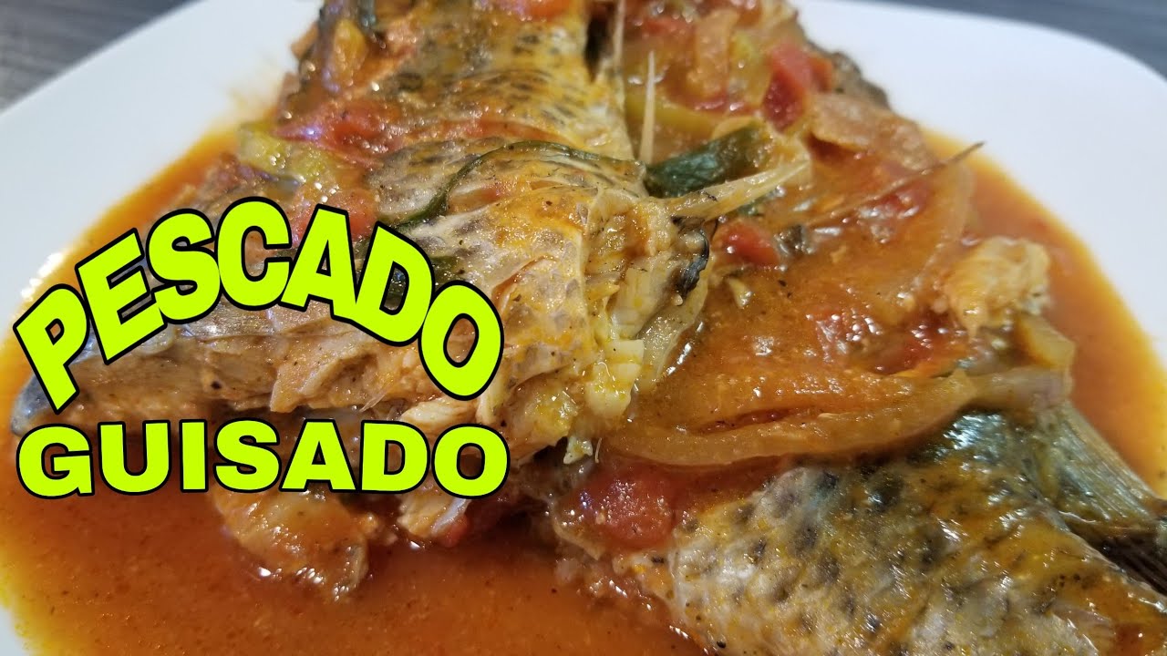 PESCADO GUISADO/PESCADO EN SALSA DE TOMATE /como preparar pescado guisado/como hacer pescado guisado