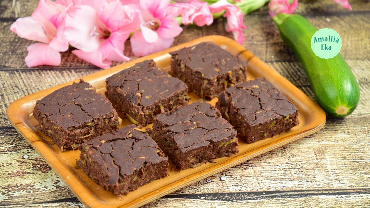 Receta de brownies de calabacín - Sin gluten