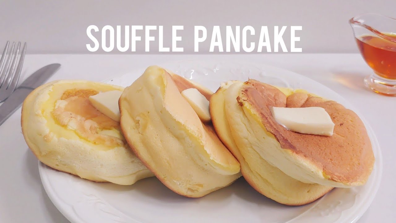 Receta perfecta de panqueques de soufflé esponjoso Perfect Fluffy Souffle Pancake Recipe | ASMR