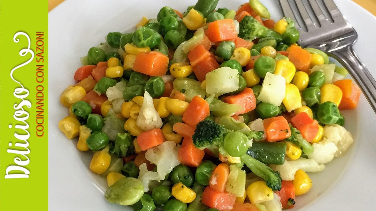 ¡Ricas Verduras con Mantequilla Preparadas en Minutos! / Buttered Vegetables Prepared in Minutes!