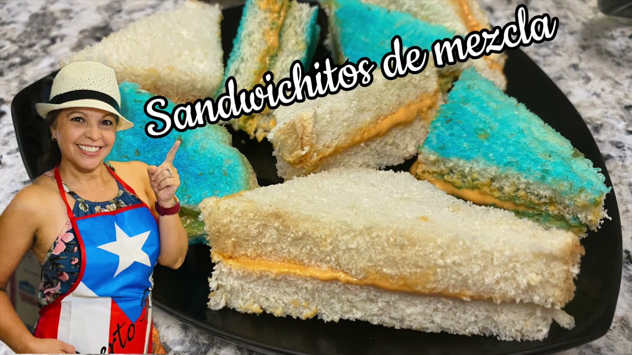 Sandwichitos de Mezcla / Mezcla de Sandwich Boricua 【 2024 】 Hacerlo Como