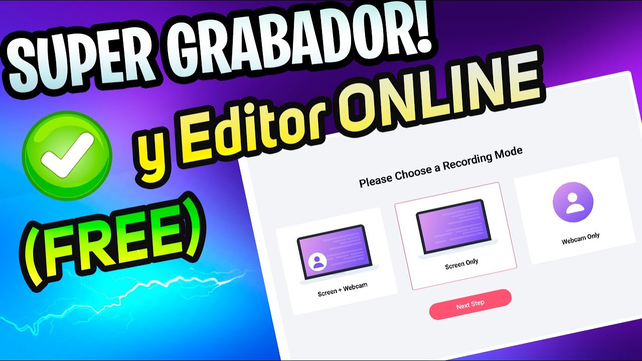 SUPER⚡ Grabador y EDITOR de VIDEO para Windows 10 / TODO ONLINE y Totalmente FREE