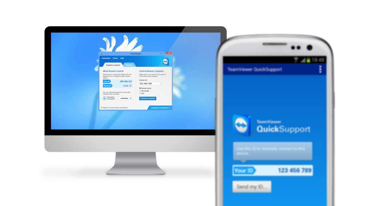Support your iPhone, iPad or Android Device with TeamViewer