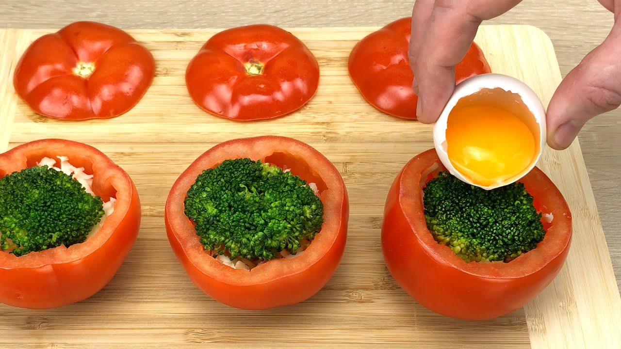 ¡Toma un tomate y haz esta gran receta! Verduras al horno # 53