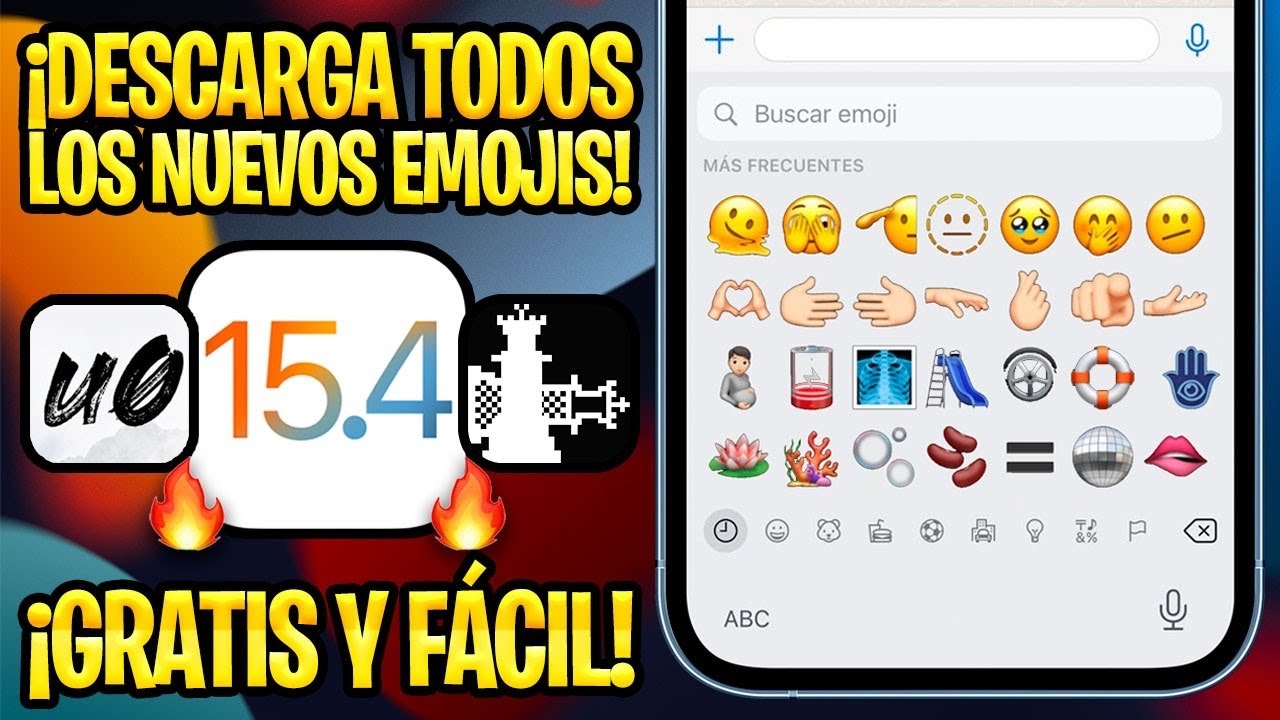TUTORIAL ACTUALIZADO ✅ INSTALAR NUEVOS EMOJIS iOS 15.4 SIN ACTUALIZAR TU DISPOSITIVO (EmojiPort)