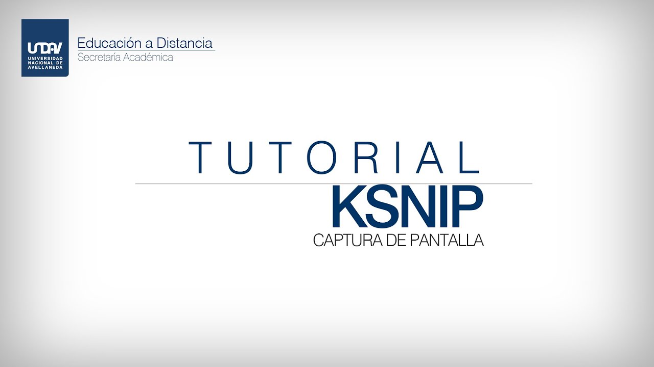 Tutorial KSNIP - Captura de Pantalla