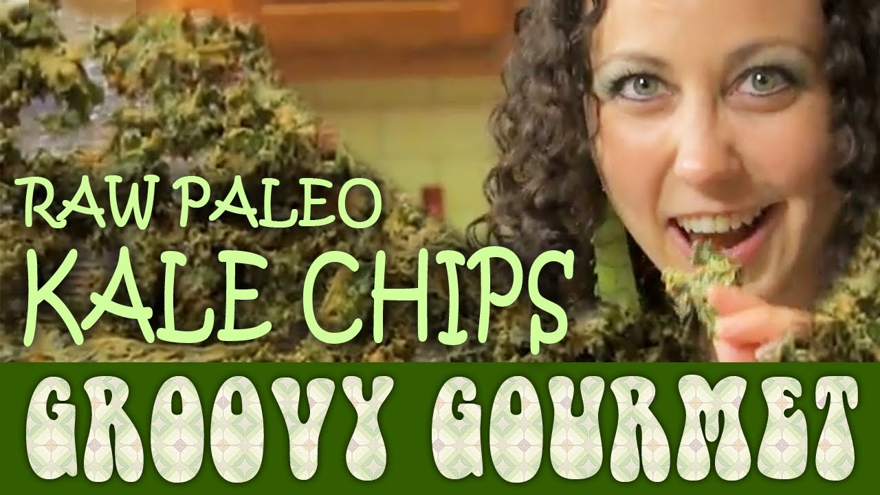 Vegan Raw Paleo Cheesy Kale Chips Recipe - Groovy Gourmet 1.1