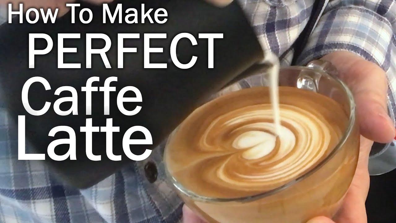 (170) Cómo hacer café con leche en tu máquina de café en casa. Cómo se hace perfecto Caffe Latte