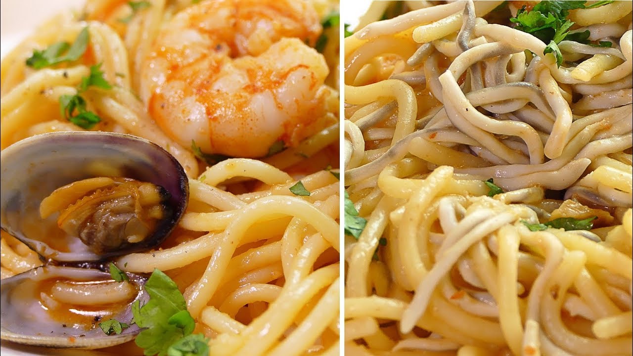 2 formas deliciosas de hacer espagueti con la gamba como protagonista