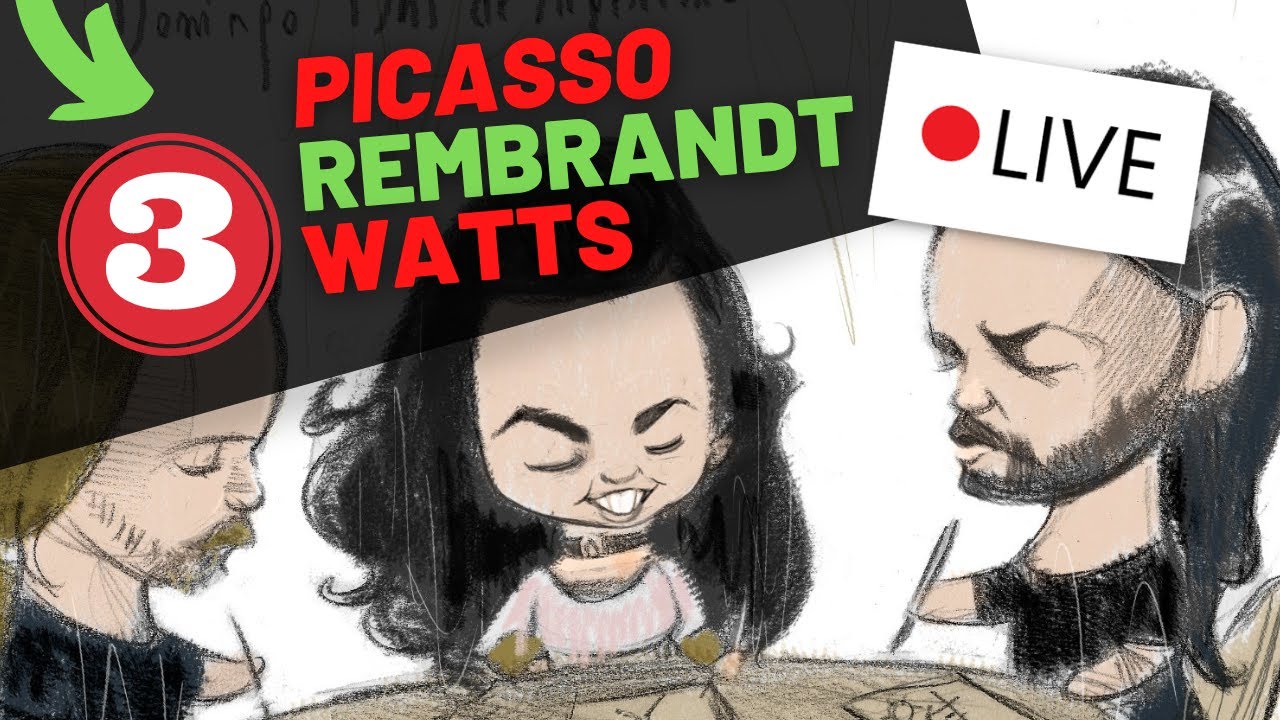 👉 3 Pinturas: Picasso + Rembrandt + Frederic Watts ❤️ Reproducciones ¿Cómo Interpretar una Pintura?