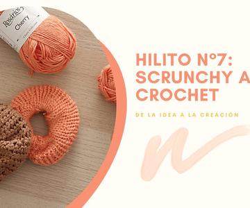 Aprende a tejer un coletero/scrunchy/dona a crochet