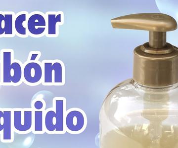 Cómo hacer jabón líquido casero a partir de jabón de Castilla