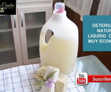 Detergente líquido natural casero, eficaz y muy económico