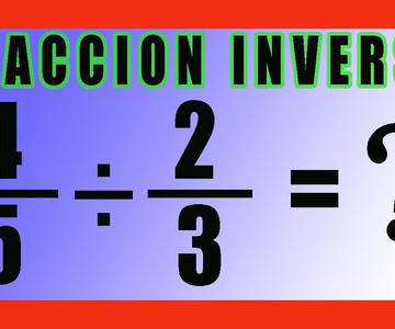 ✅👉 División de fracciones por fracción inversa ✅ Inverso multiplicativo