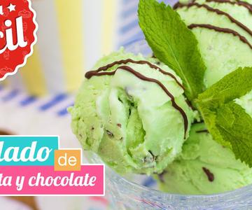 HELADO DE MENTA Y CHOCOLATE | CHOCO MINT ICE CREAM | Quiero Cupcakes!