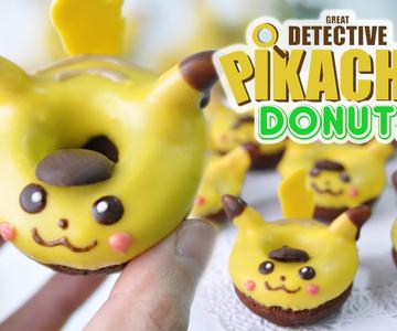 How to Make Detective Pikachu Mini Donuts!