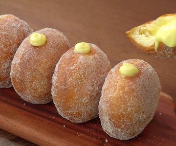 Receta de donut de natillas suaves y esponjosas:: receta de crema de natillas realmente deliciosa