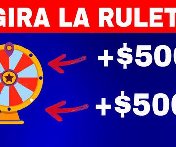 🥳Recibe $500 GRATIS girando \"Nueva RULETA\"(Ganar Dinero en línea) | ¡Gana $500 GRATIS! (Sin Límites)