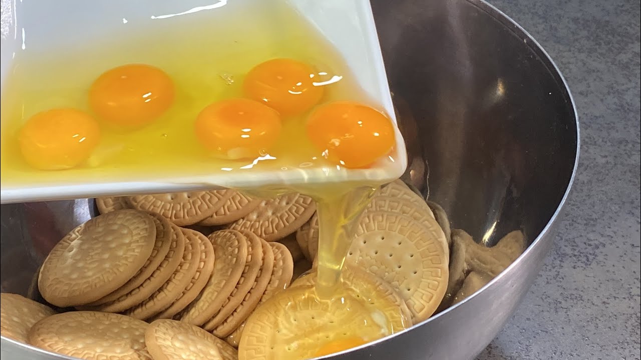 Añadi huevos a las galletas y el resultado sorprendio