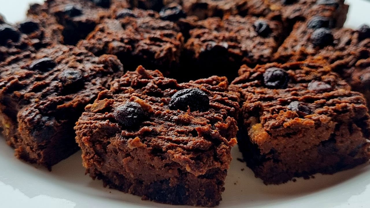 BROWNIE DE GARBANZO, SIN AZUCAR, SIN GLUTEN, SIN LACTOSA, Vegano y Saludable. RECETAS de Gri