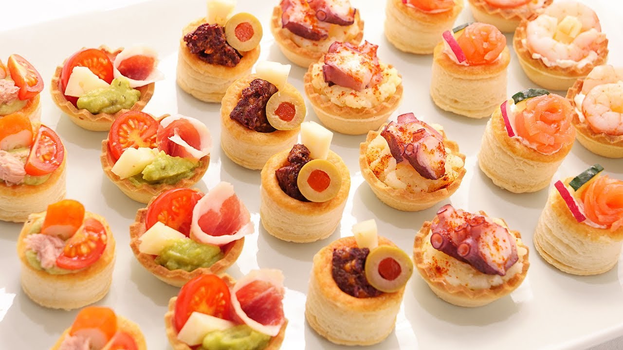 Canapés súper Fáciles y Rápidos de hacer para Navidad