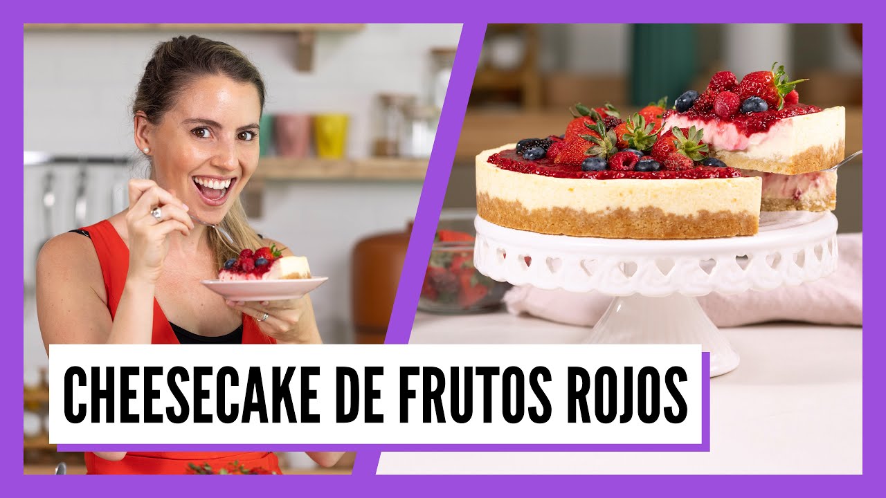 Cheesecake de Frutos Rojos – ¡Sin Azúcar!