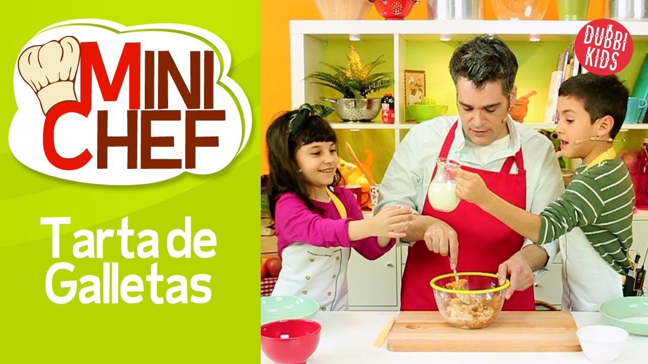 COCINA CON NIÑOS | Tarta de Galletas Fácil | Mini Chef