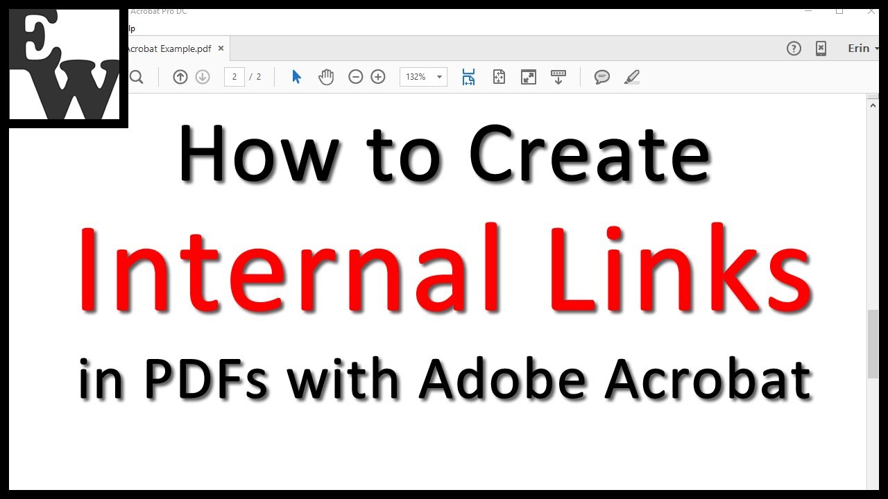 Cómo crear enlaces internos en archivos PDF con Adobe Acrobat