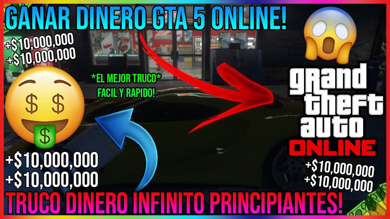 Como GANAR DINERO en GTA 5 ONLINE! - GTA 5 MONEY GLITCH - Muy FACIL y RAPIDO!🤑🔥