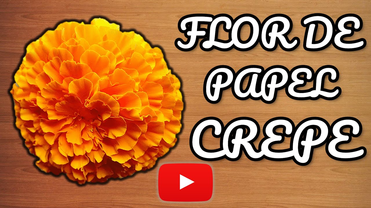 COMO HACER FLOR DE PAPEL CREPE 🌼 ▶ ¿Cómo hacer una flor de papel crepe? | *flores de papel*