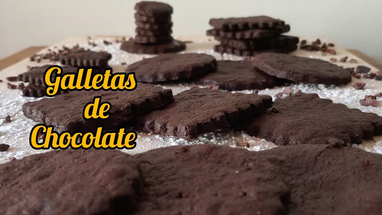 COMO HACER GALLETAS CASERAS DE CHOCOLATE [Receta Galletas]