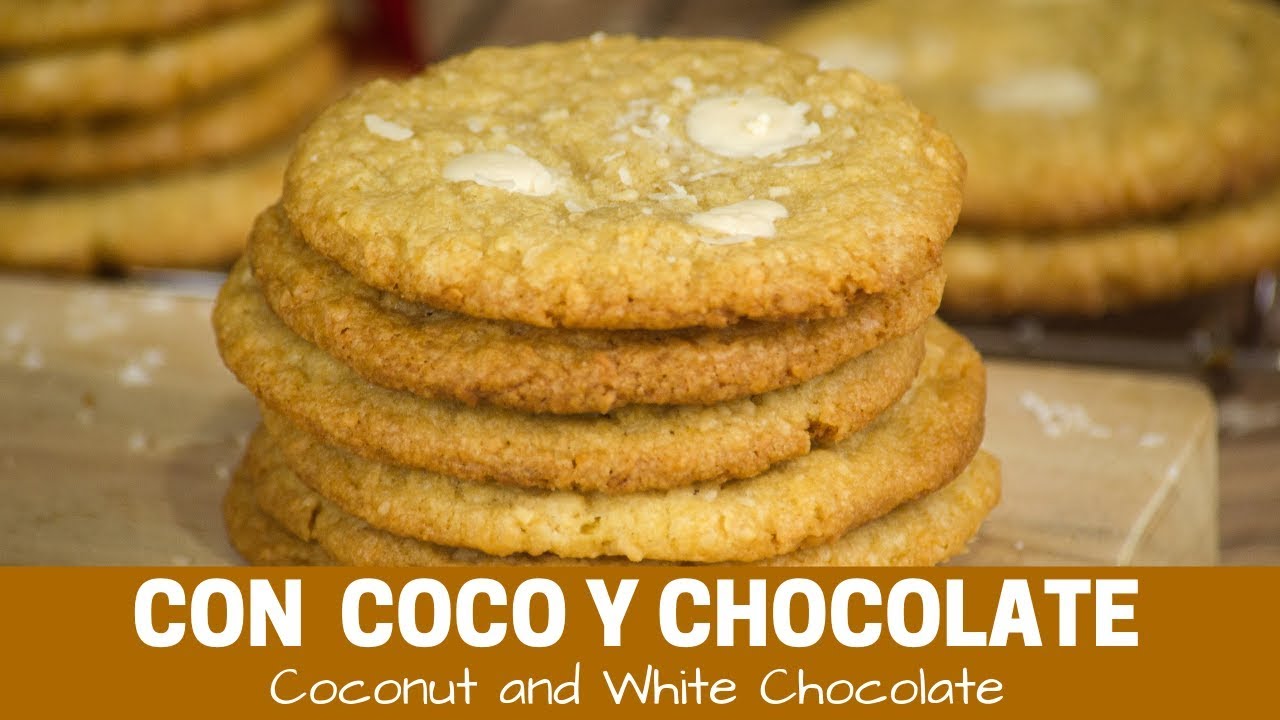 Como hacer Galletas de Coco y Chocolate