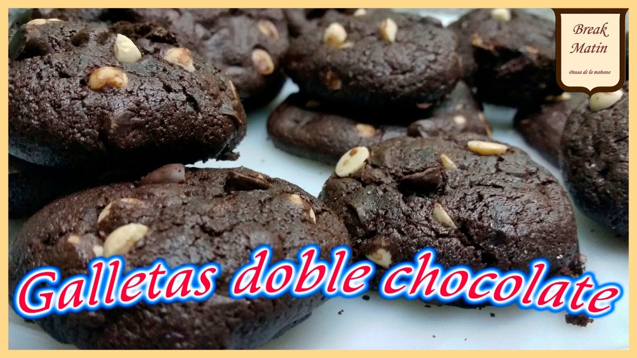 Como hacer galletas de doble chocolate (tipo Toddy) | Receta | Breakmatin