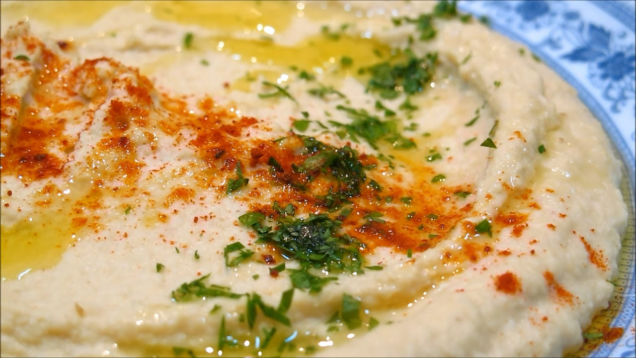 ⭐ Cómo hacer hummus de garbanzos (con tahini o pasta de sésamo) ⭐