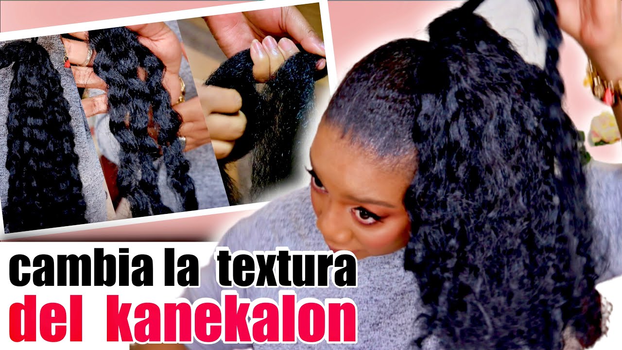 🔥 Cómo hacer moño postizo con cabello sintetico kanekalon