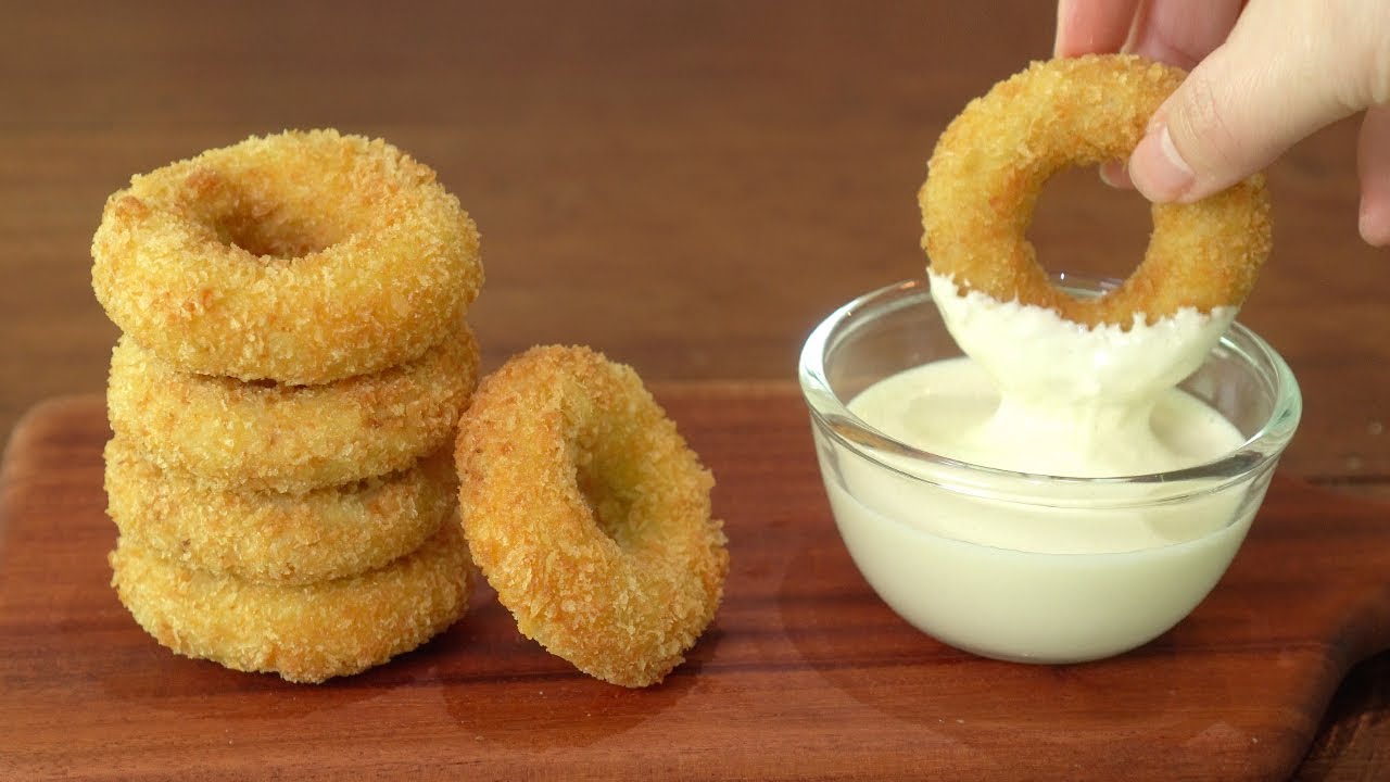 Cómo hacer rosquillas de pollo crujientes y salsa de queso con ajo:: receta de nuggets de pollo