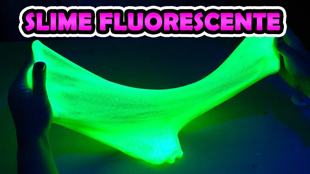 Cómo hacer Slime fluorescente que brilla en la oscuridad ¡Fácil!