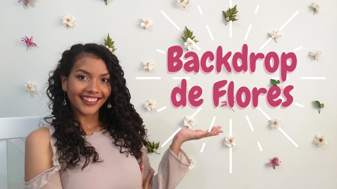 COMO HACER UN BACKDROP DE FLORES #DIY #FlowerBackDrop #BackDropDeFlores