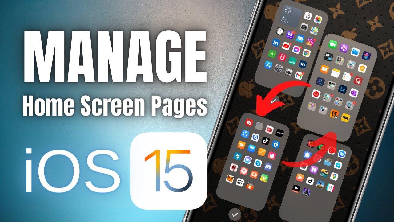 Cómo reorganizar y eliminar las páginas de la pantalla de inicio en iPhone | Actualización de iOS 15