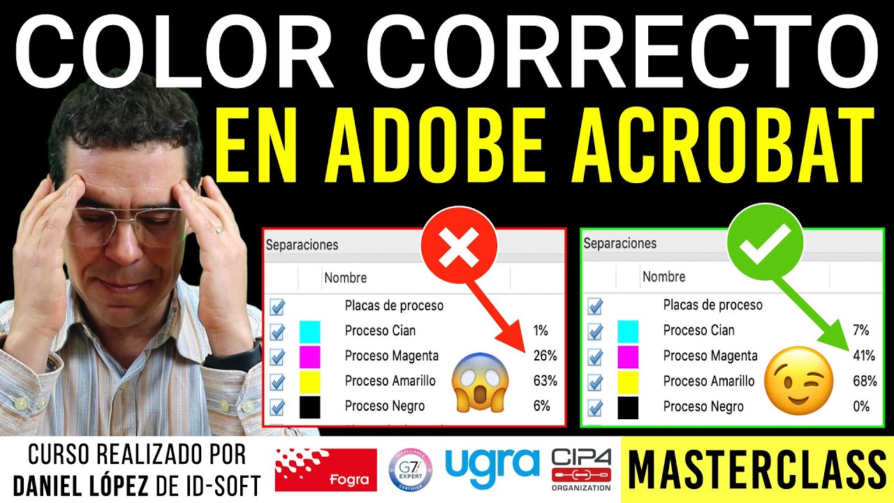Cómo utilizar PERFILES ICC en Adobe ACROBAT🤔 para VER el COLOR CORRECTO 👍