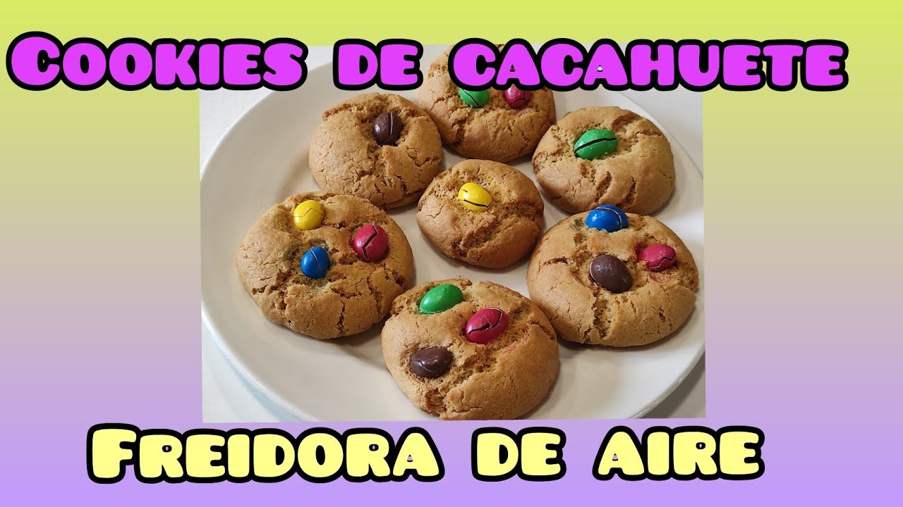 COOKIES de cacahuete en FREIDORA DE AIRE | Airfryer