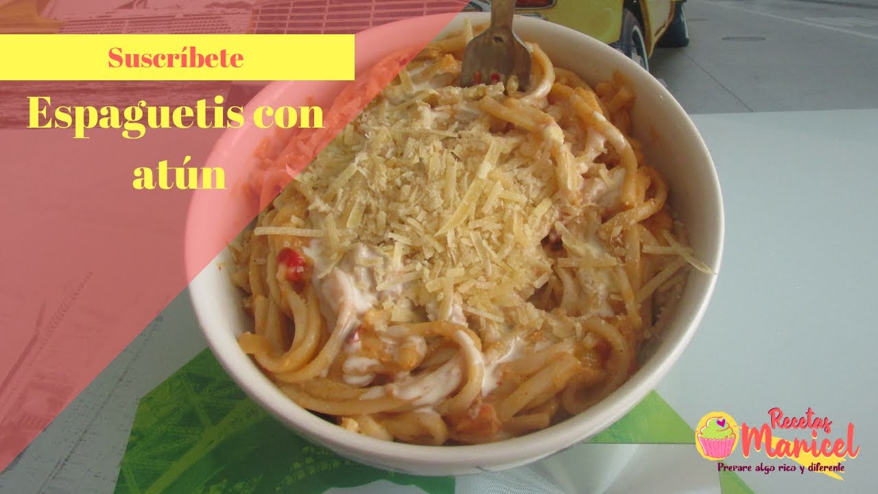 Cremige Spaghetti mit Thunfischrezept 🍜