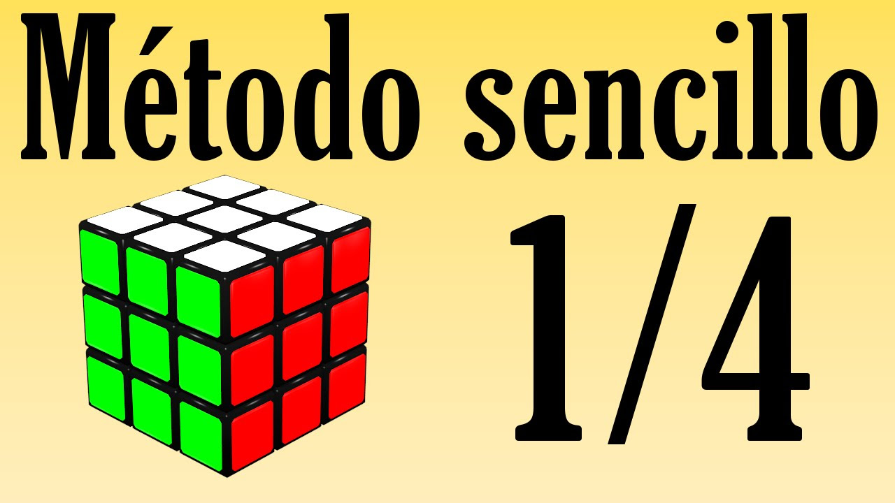 Cubo de 3x3x3 - Tutorial (método sencillo) (parte 1/4)