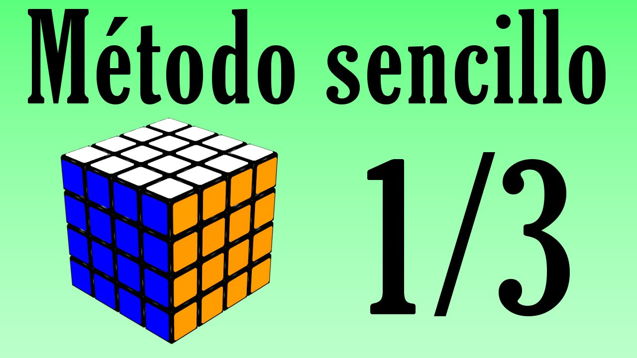Cubo de 4x4x4 - Método sencillo (parte 1/3)