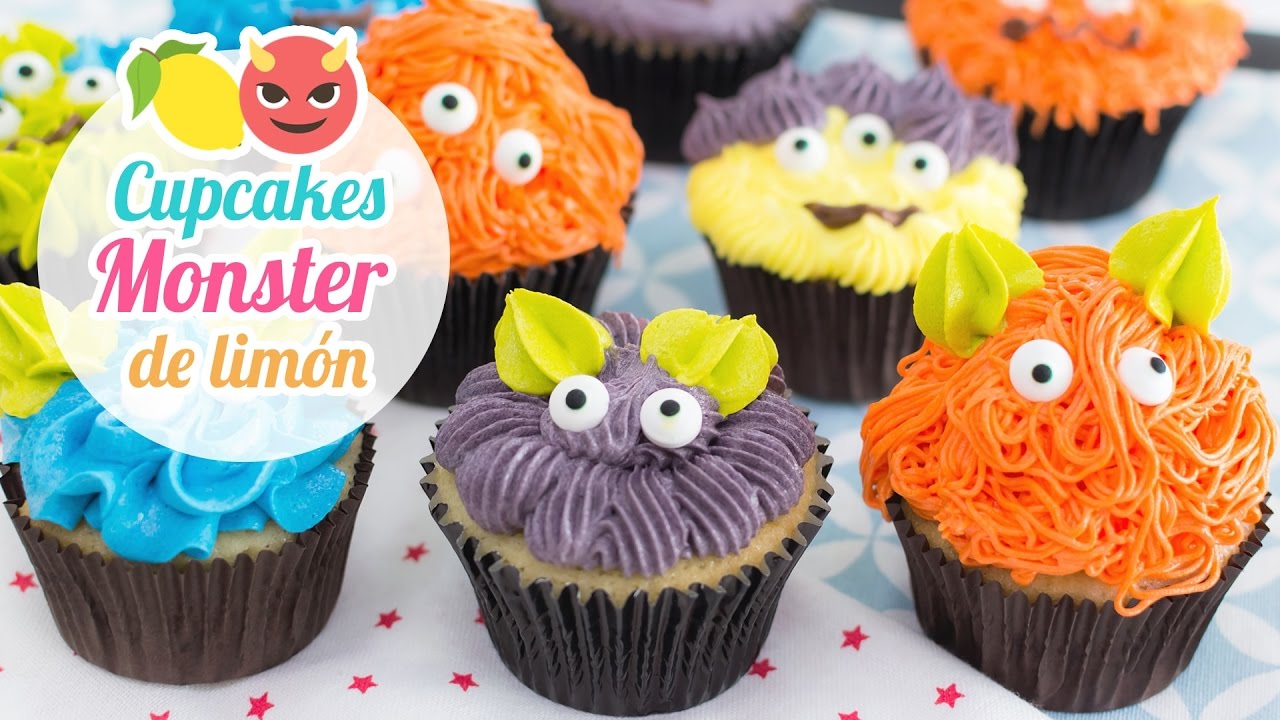 Cupcakes Monster de Limón | Especial Halloween | Quiero Cupcakes!